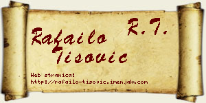 Rafailo Tišović vizit kartica